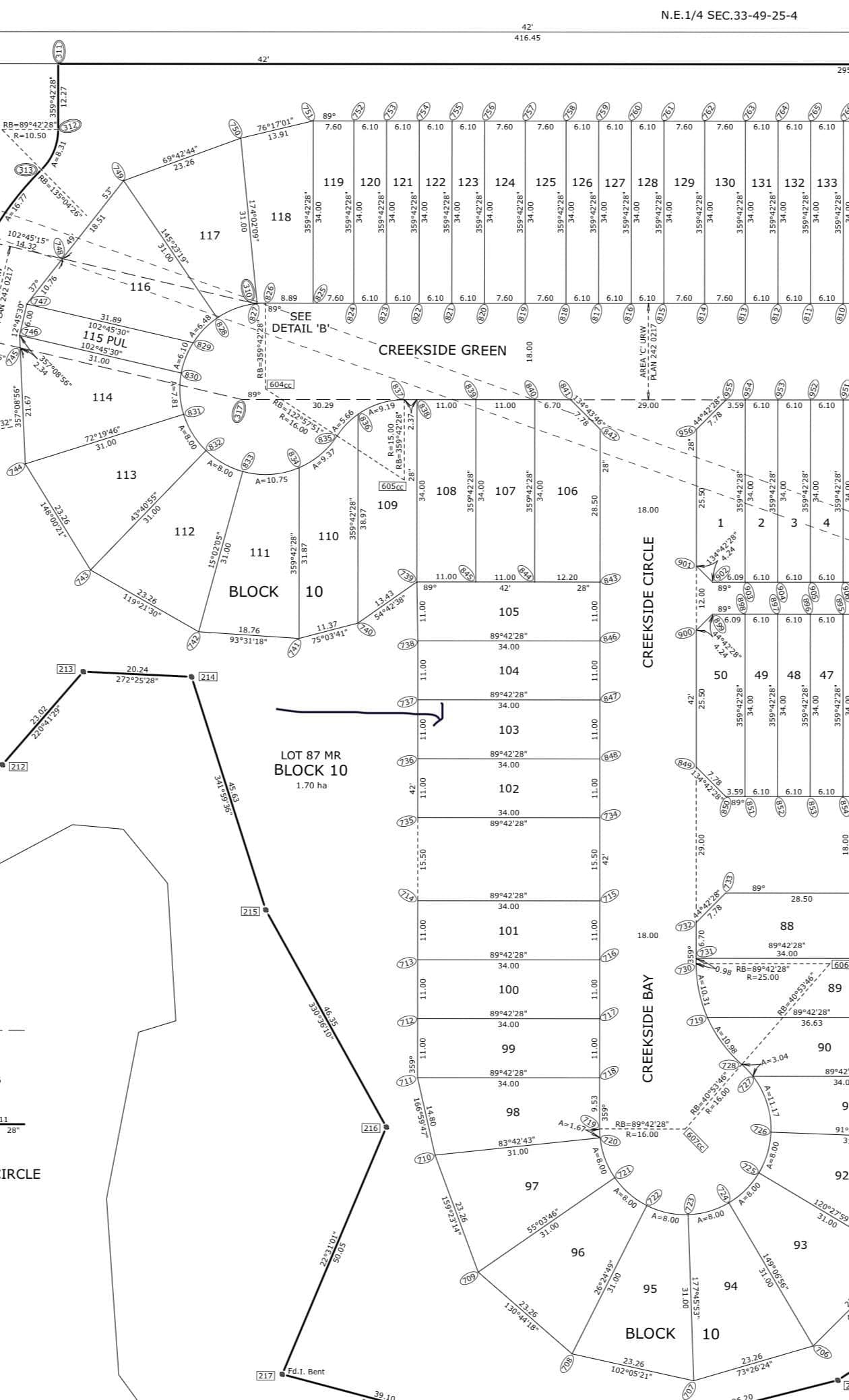 Recently sold home in Creekside (Leduc)